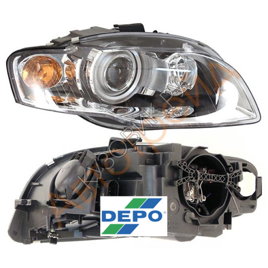 Фара правая Audi A4 B7 (2005-2007) DEPO