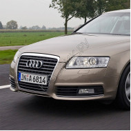 Передний бампер в цвет кузова Audi A6 C6 (2008-2010) рестайлинг