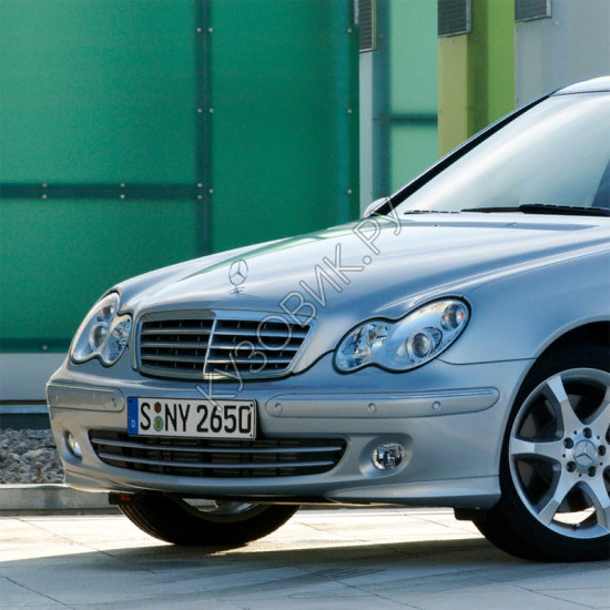 Бампер передний в цвет кузова Mercedes C-Class W203 (2005-) рестайлинг Бампер передний в цвет кузова Mercedes C-Class W203 (2005-) рестайлинг