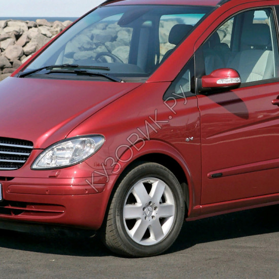 Крыло переднее левое в цвет кузова Mercedes Vito (2003-2010) Крыло переднее левое в цвет кузова Mercedes Vito (2003-2010)