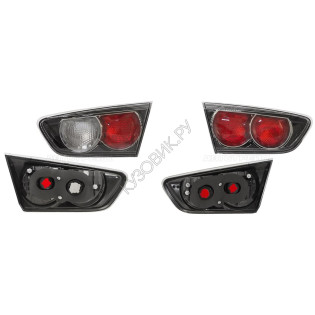 Фонари задние Митсубиси Лансер Mitsubishi Lancer 10 (2007-) комплект 2 штуки левый и правый SAT высокое качество