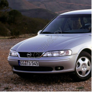 Бампер передний с отверстиями под птф в цвет кузова Opel Vectra B (1999-) рестайлинг