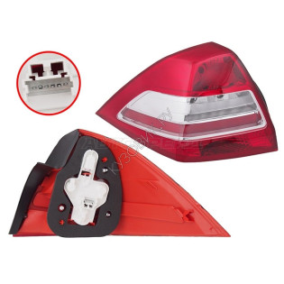 Фонарь задний RENAULT MEGANE II 05-08 лев 4D (с платой) MARS
