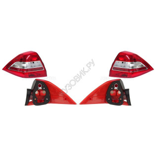 Фонари задние Рено Меган Renault Megane 2 (2006-) комплект 2 штуки левый и правый DEPO высокое качество