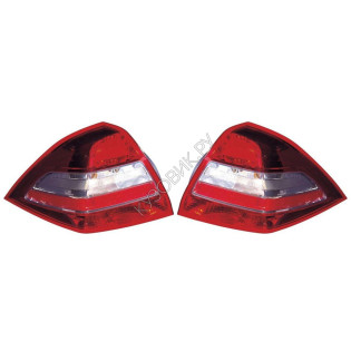 Фонари задние Рено Меган Renault Megane 2 (2006-) комплект 2 штуки левый и правый SAT высокое качество