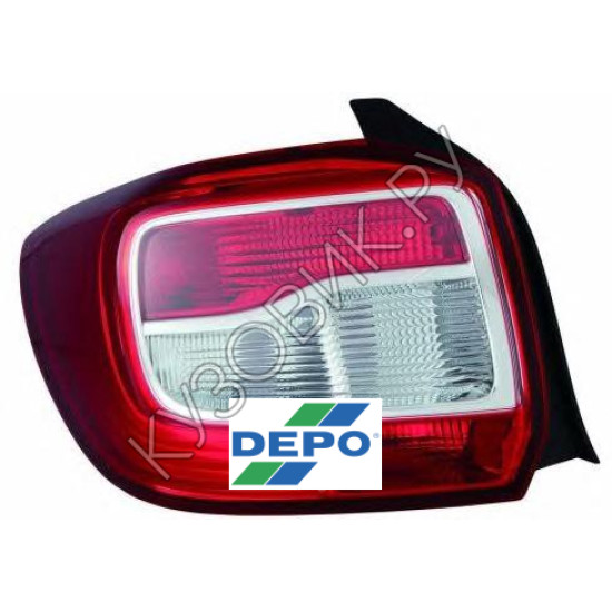 Фонарь левый задний в крыло Renault Sandero (2014-) DEPO