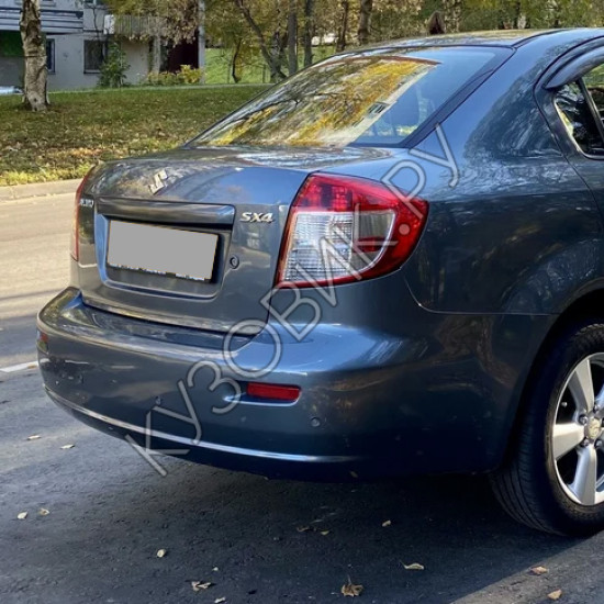 Задний бампер в цвет кузова Suzuki SX-4 (2006-2014) седан Задний бампер в цвет кузова Suzuki SX-4 (2006-2014) седан