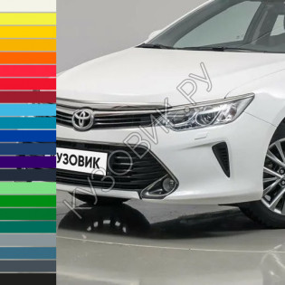 Бампер передний в цвет кузова Toyota Camry V50 (V55) (2014-2017) рестайлинг с омывателями